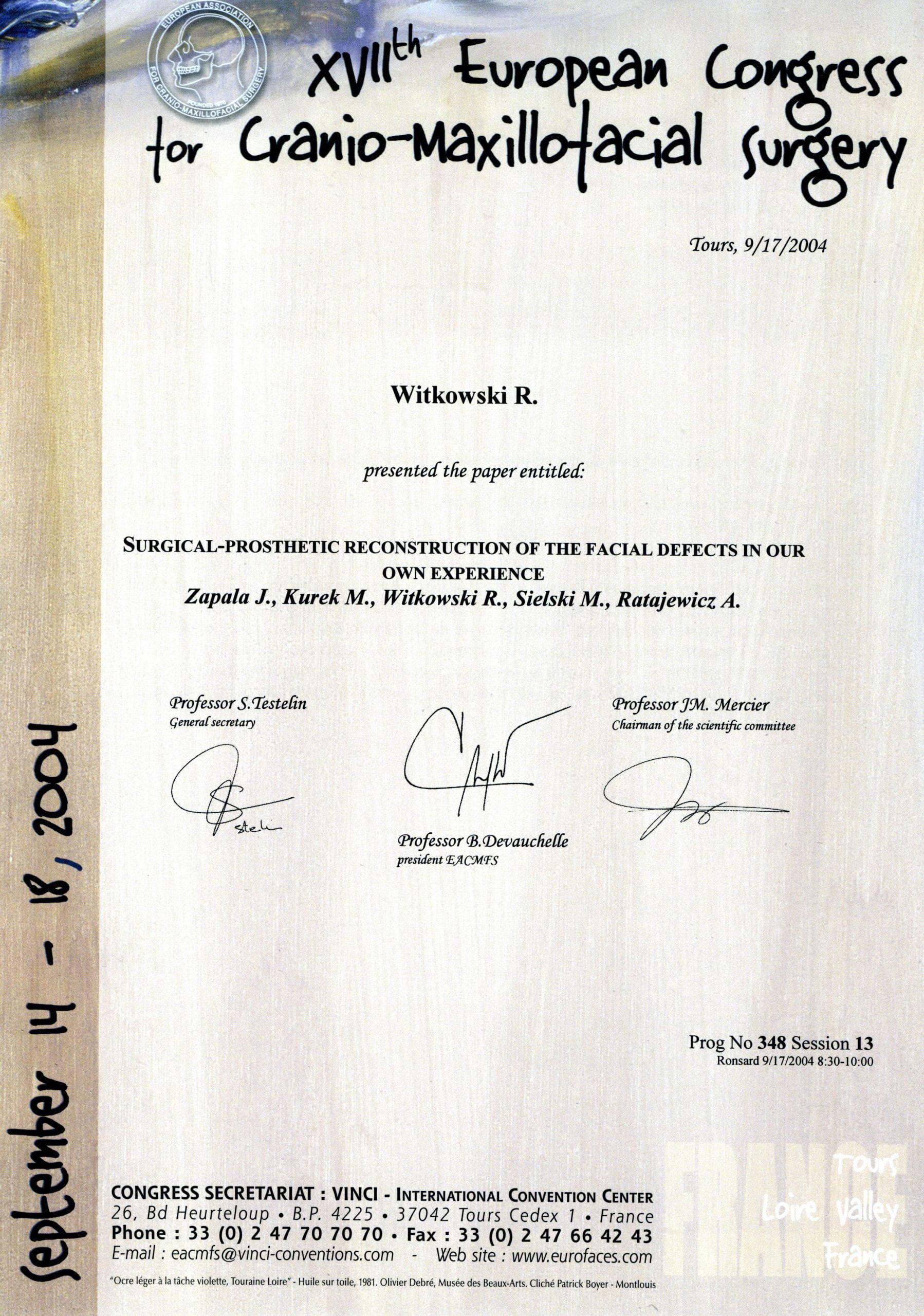 Radosław witkowski certyfikat 38
