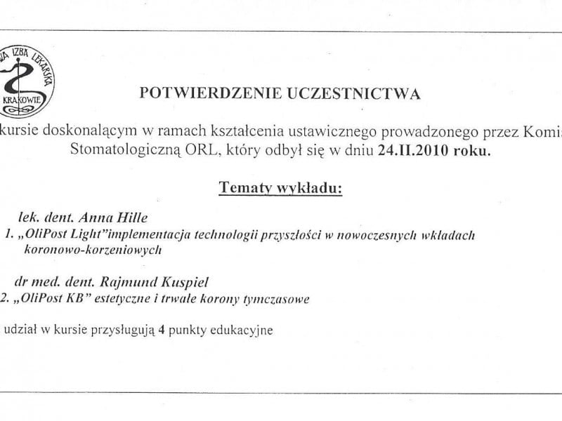 Magdalena Krupińska certyfikat 11