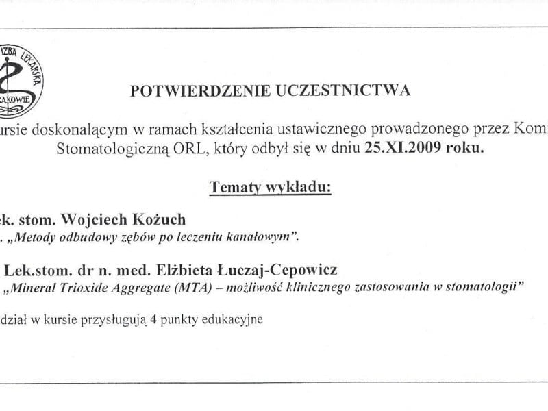 Magdalena Krupińska certyfikat 13