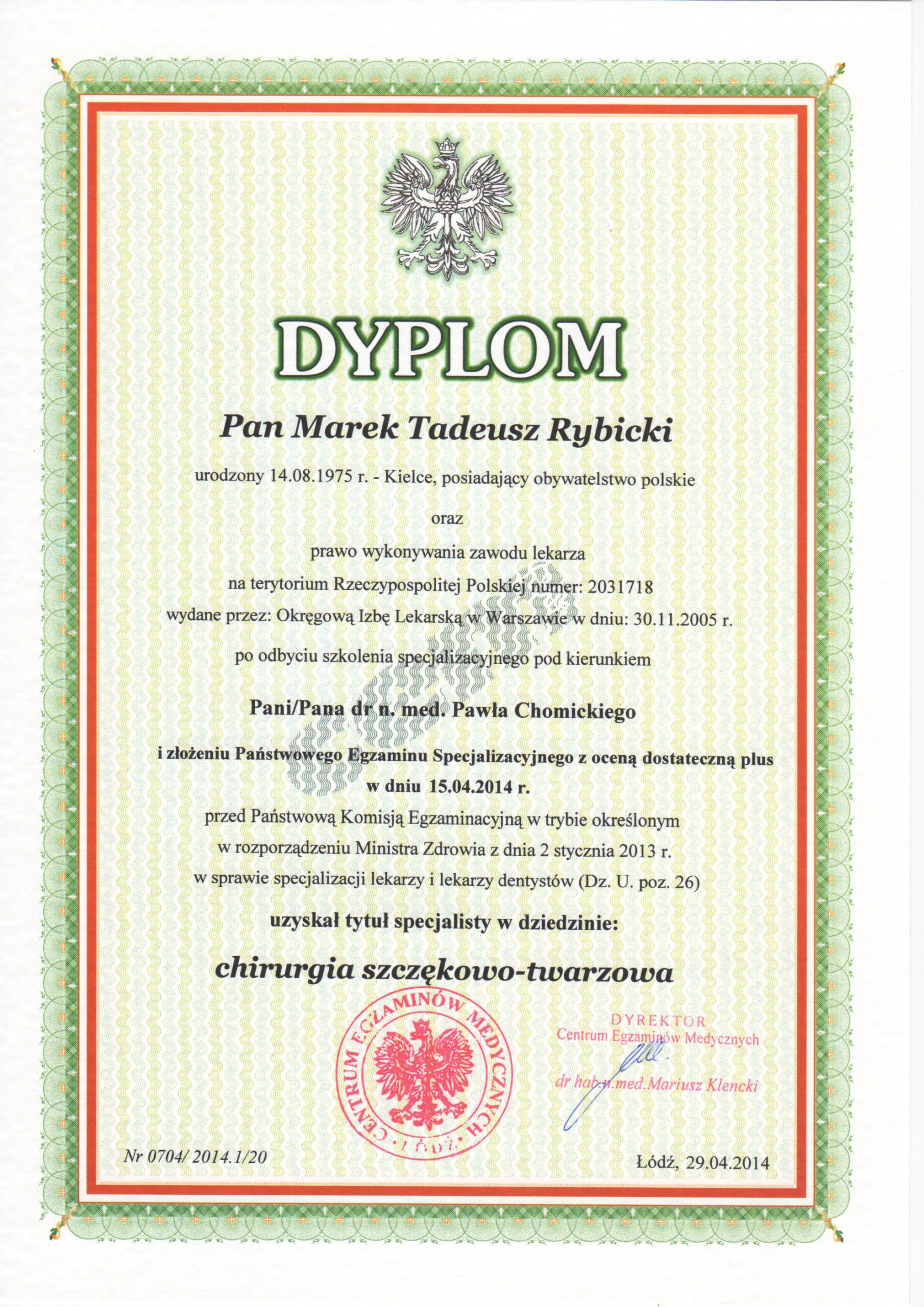 Marek Rybicki certyfikat (77)
