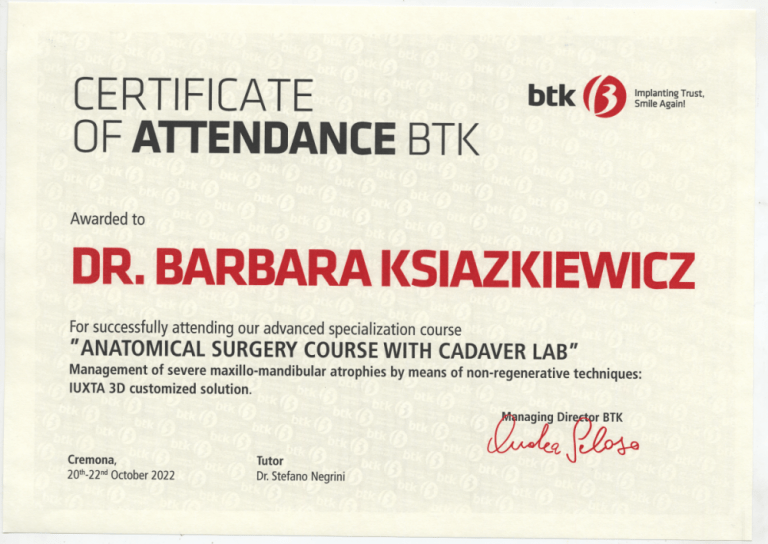 Barbara Ksiazkiewicz Jozwiak BTK Certyfikat 768x544